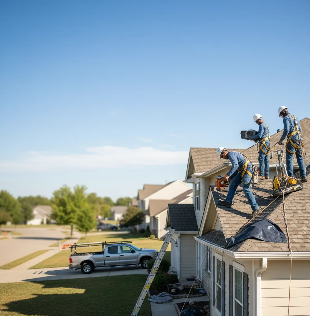 Roof Repair in Okawville